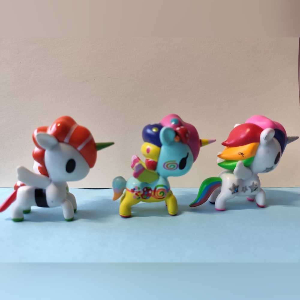 Tokidoki UNICORNO SERIES 5 Mini Vinyl Figure Lot of 3